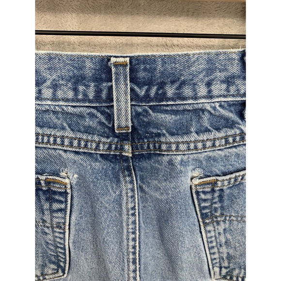 Carhartt Jeans Men 34x30 Blue Relaxed Workwear Distressed Fade Holes B17 - Picture 5 of 12